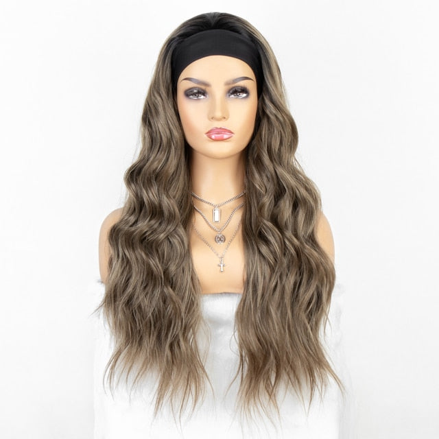 Synthetic Headwraps Hair Wig