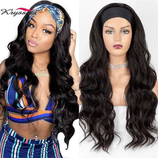 Synthetic Headwraps Hair Wig